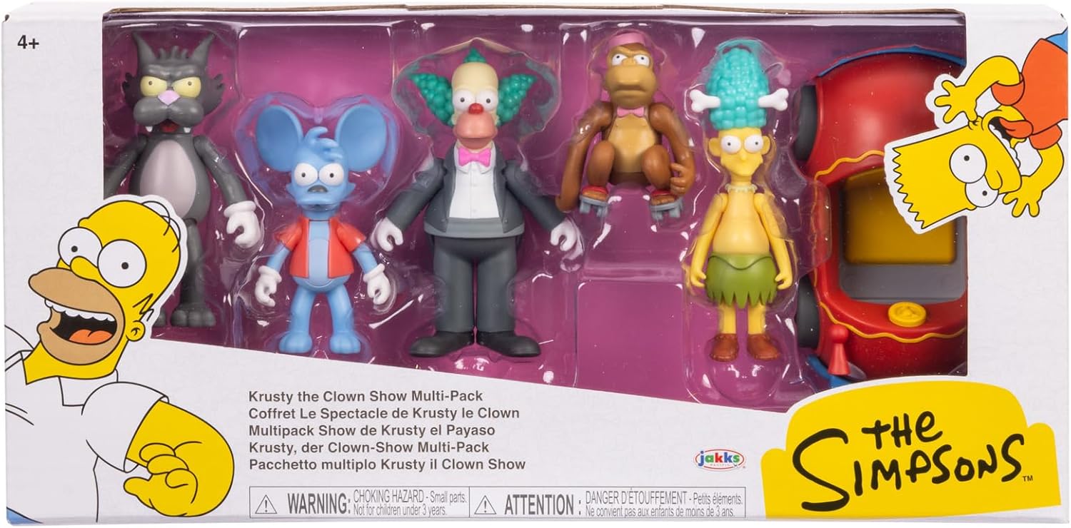 The Simpsons 2.5 Inch Figure Multipack Krusty The Clown Show Set