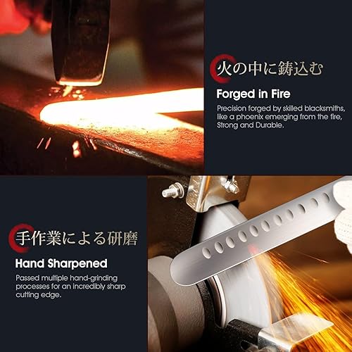Miniatura 2 de Huusk Cuchillo de pechuga de 11 pulgadas, cuchillos para cortar carne, cuchillos afilados de barbacoa para carnes, costillas, asados, regalos para