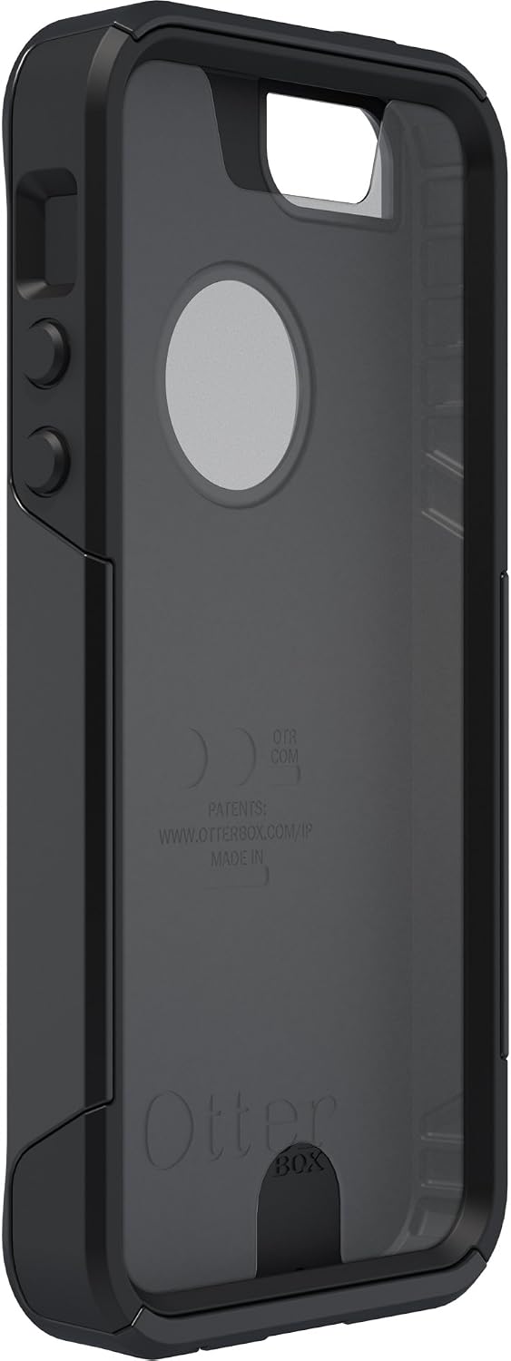 OtterBox COMMUTER SERIES Case for iPhone SE (1st gen - 2016) and iPhone 5/5s - Retail Packaging - BLACK