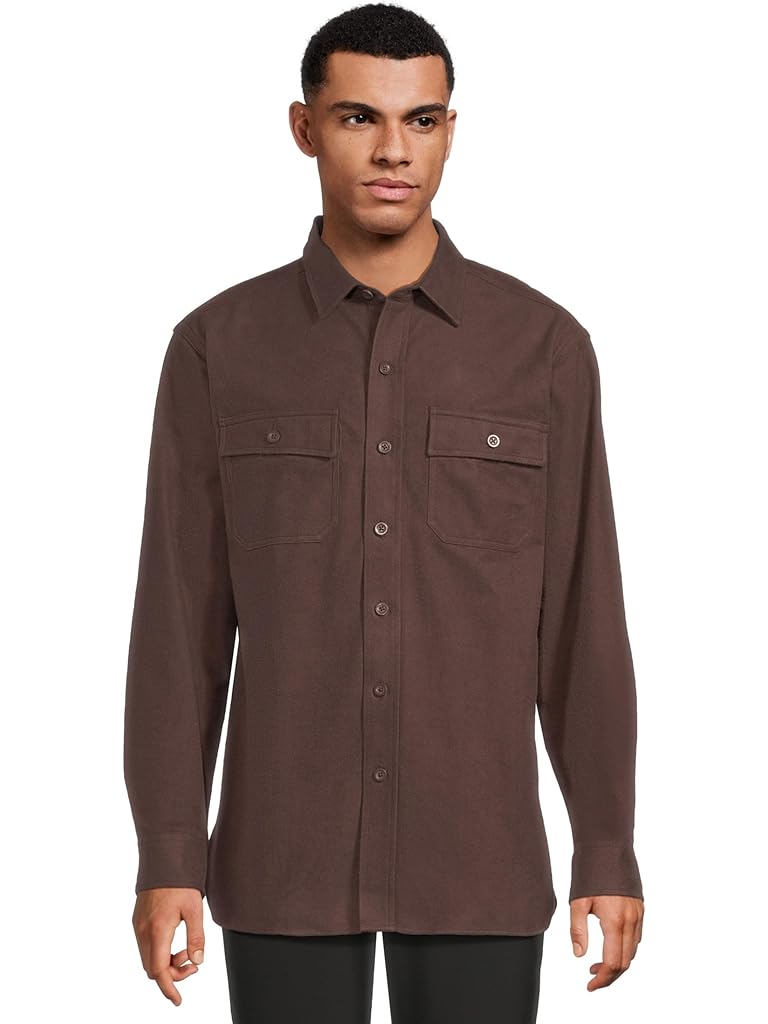 Green L.L.Bean Chamois Shirt Traditional Fit