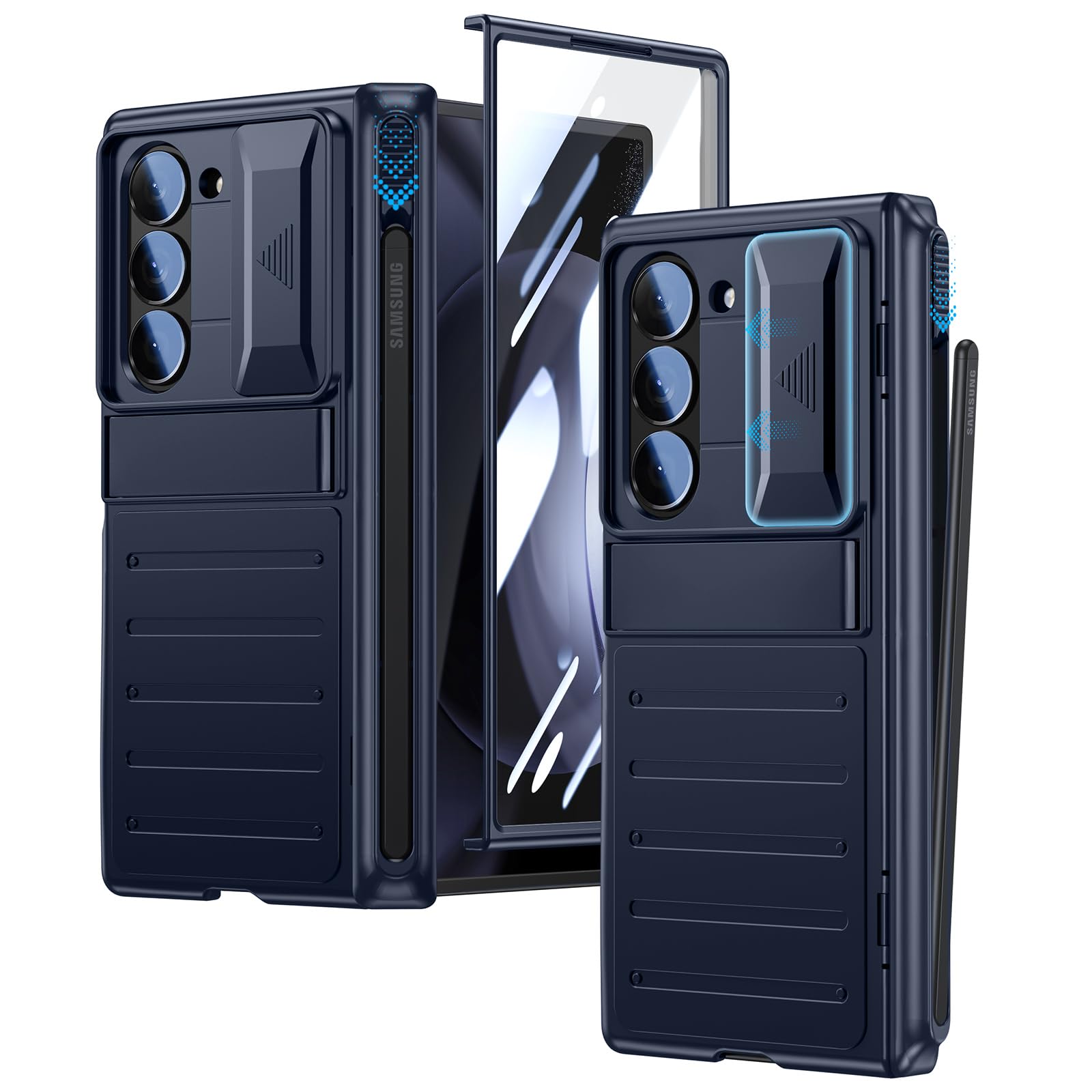 Amazon.com: for Galaxy Fold-6 Case with Pen Holder: Business Fold6 