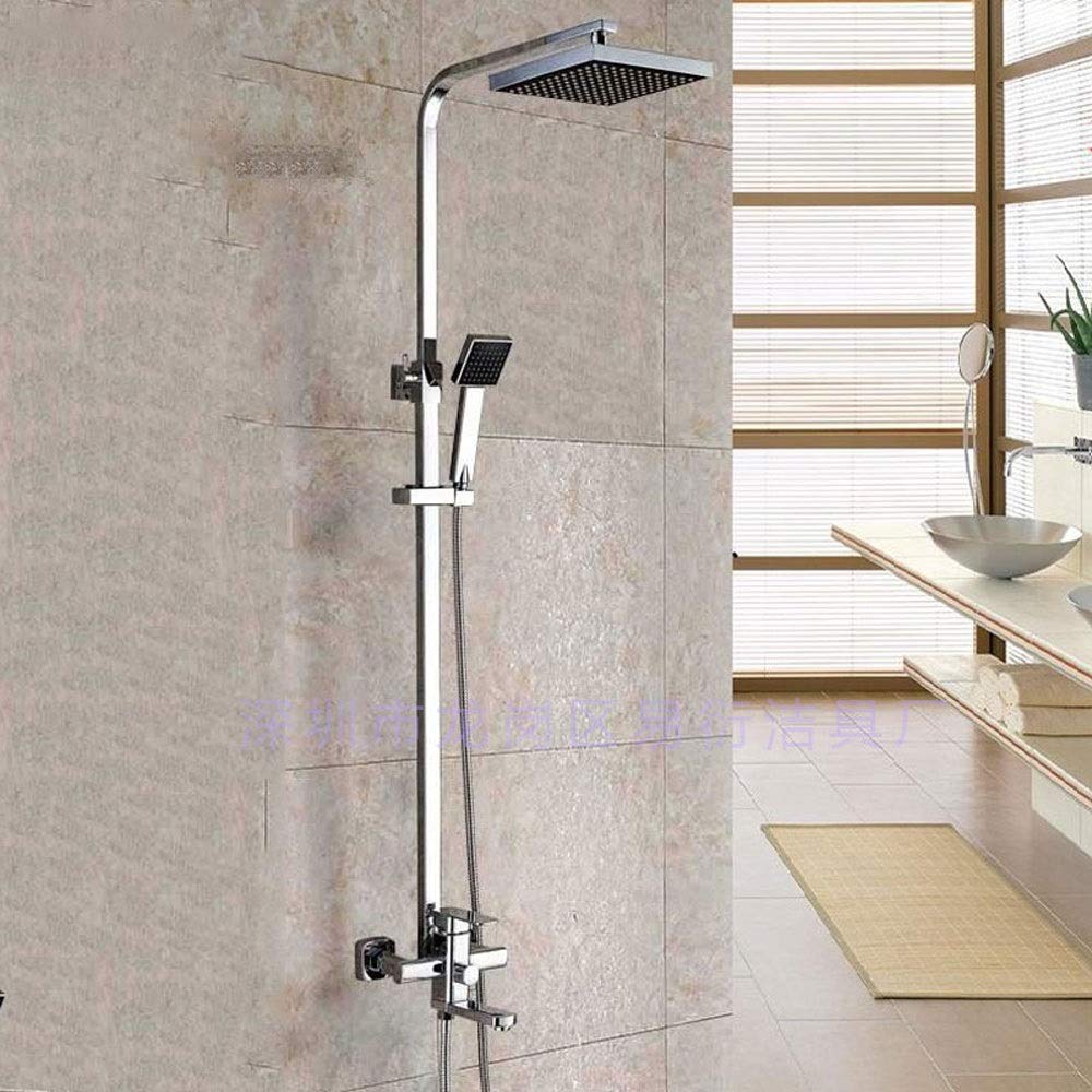 Douchette de massage carrée et tête rotative réglable ultra fine