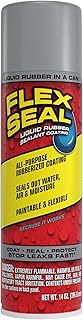 Flex Seal, 14 oz, 1-Pack, Gray, Stop Leaks Instantly, Waterproof Rubber Spray On Sealant Coating, Perfect for Gutters, Wood, RV, Campers, Roof Repair, Skylights, Windows, and More