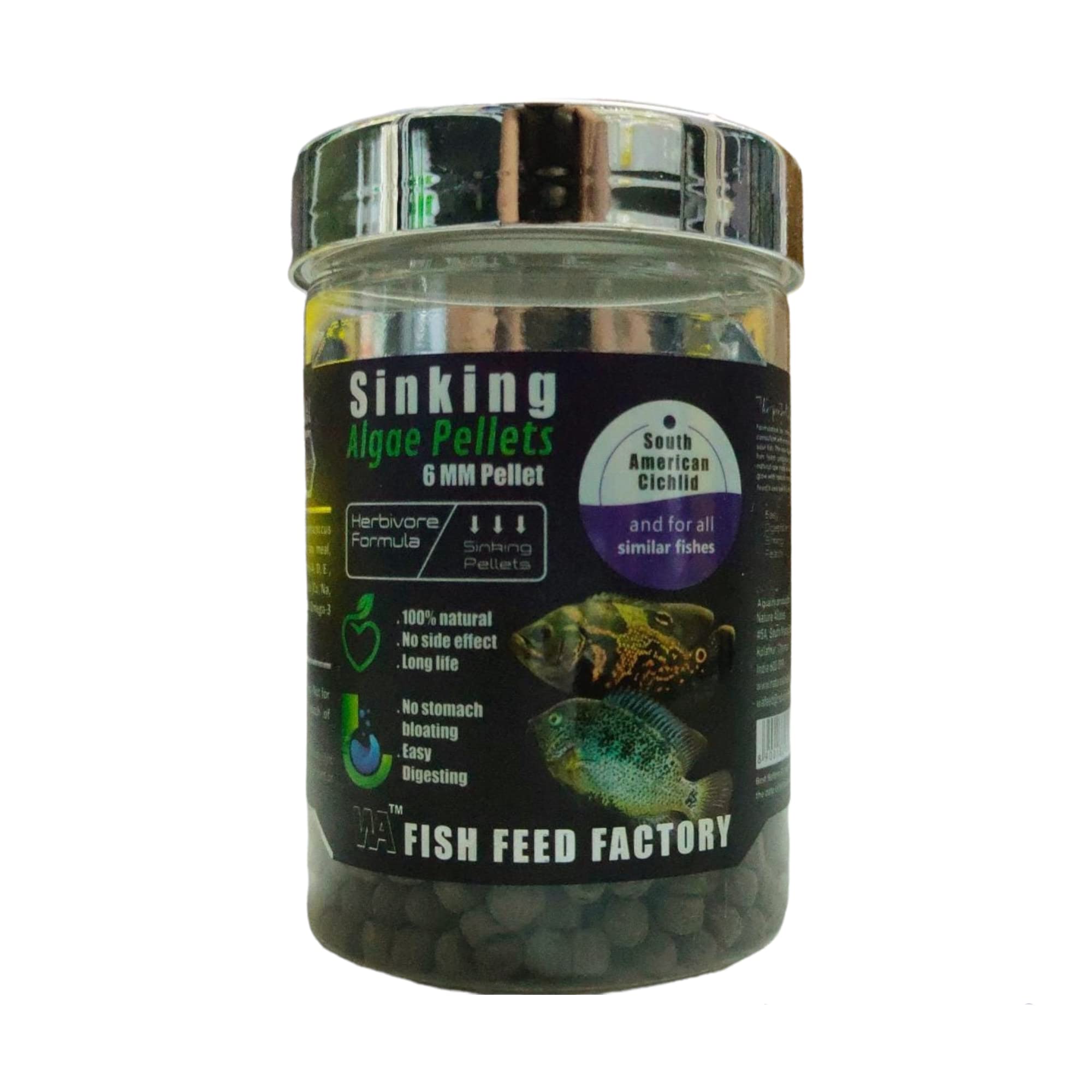 WA Sinking Cichlid Algae Pellets | Pellets: 6mm | for South American Cichlid & Similar Fishes | 500ml (270g) | AquaCulture | (B09YKHFWD2) Amazon Price History, Amazon Price Tracker