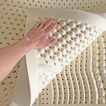NaKeah 100% Natural Latex Mattress, Breathable Super Soft Foldable Thick Tatami Mattress for Single Double Guest Bedroom,5cm,150x200cm