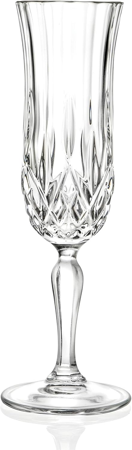 Lorren Home Trends Opera Flute, 6 Calici 13cl 4,49 oz