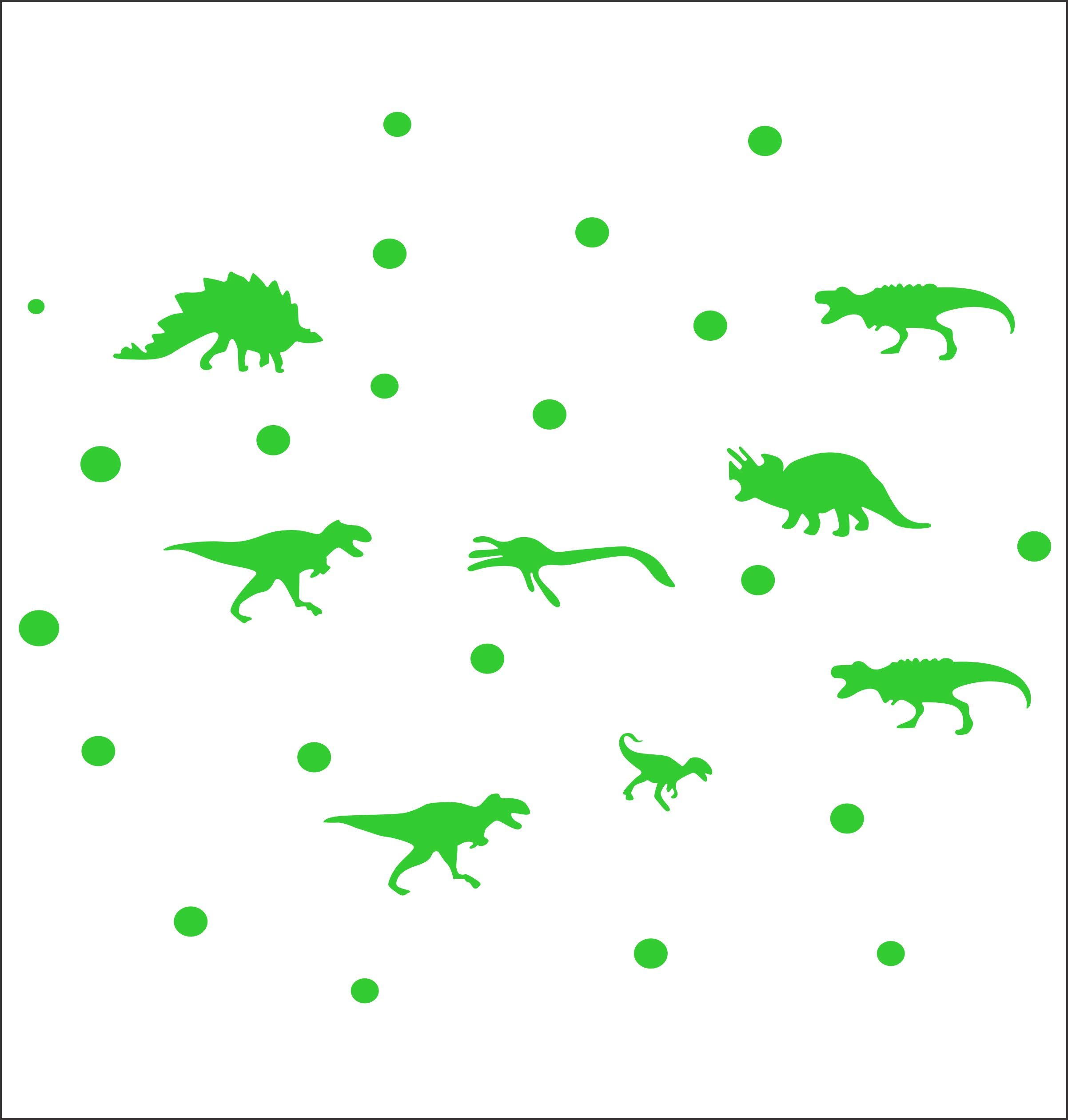 Dinosaur Glow Wall Sticker - Kids Room Decor -2