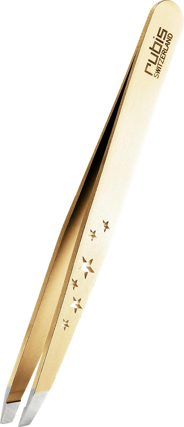 Rubis Gold Tweezers 6 Stars - 1K103 CT