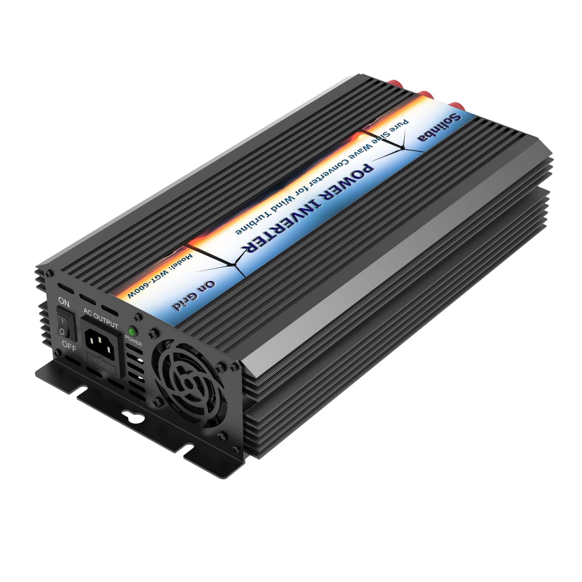 Grid Tie Reinen Sinus Netzwechselrichter 600W für Windkraftanlagen Netzkopplung Spannungswandler 24-60v bis 220V 50Hz