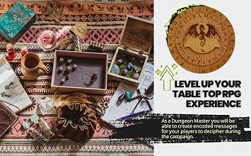 Dragon Cipher Wheel - Accessory for Table Top Gaming