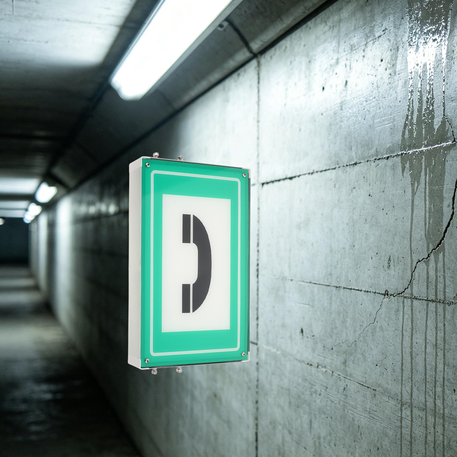 VALICLUD Señalizador de Emergencia para Túneles Luz Led, Material Metálico y Plástico, Instalación Rápida para Asistencia en Carretera y Condiciones de Niebla