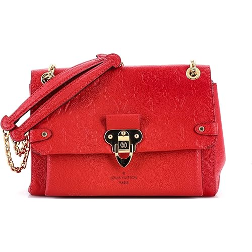 Louis Vuitton, Pre-Loved Vavin Handbag Monogram Empreinte Leather PM, Red