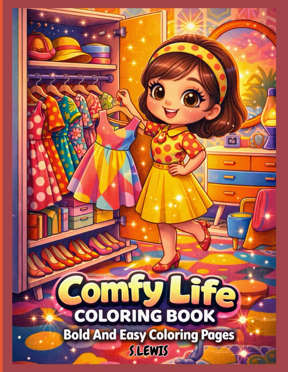 Comfy Life Coloring Book: Featuring 60 Mindfulness Coloring Pages For Adults And Teens: Perfect For Relaxation And Stress Relief Fun