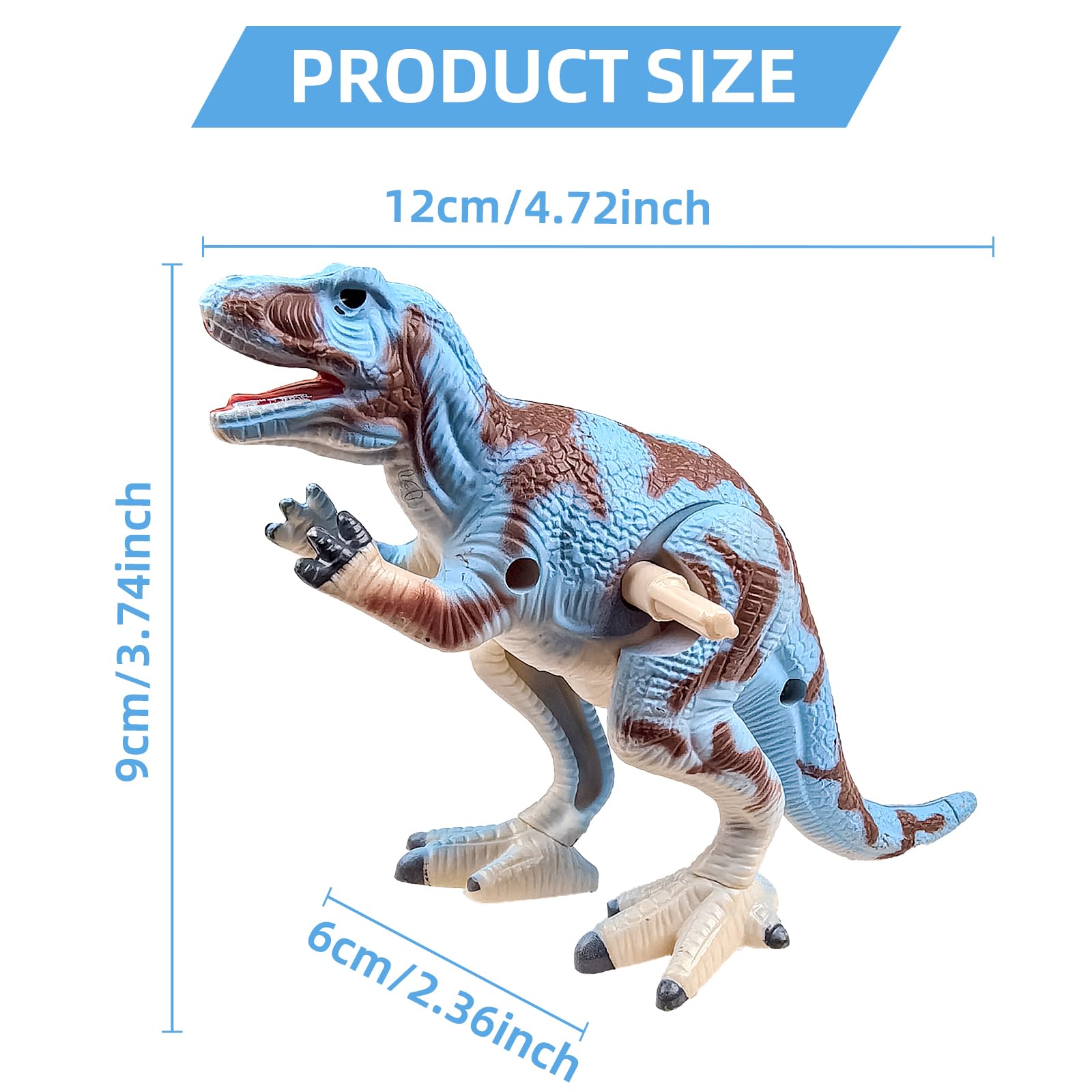 Allosaurus Wind-Up Dinosaur Toy - Kids Gift -3