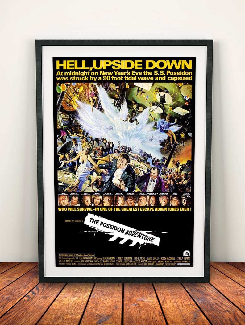 The Poseidon Adventure 1972 A4 Movie/Film Poster/Print 260gsm Photo Paper