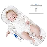 MomMed Pet Scale, Multi-Function Toddler Scale, Digital Pet Scale, Small Animals Scale with Hold Function, Blue Backlight, Weight and Height Track (29 inch)