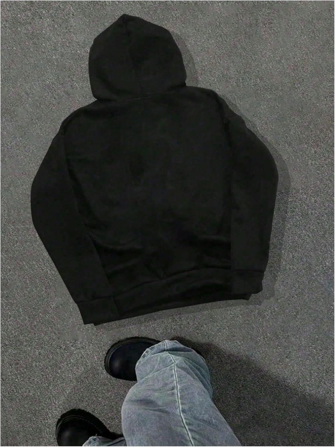 SOLY HUX Men's Goth Graphic Hoodies Long Sleeve Hooded Shirts Baggy Sweatshirts Streetwear - Image 3