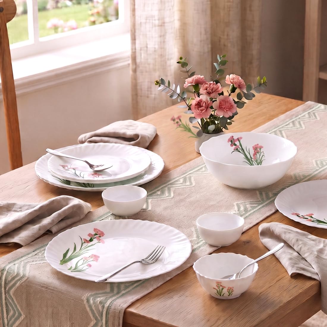 La Opala Spring Meadows Dinner Set - 18 Piece -9 La Opala Spring Meadows Dinner Set - 18 Piece -9
