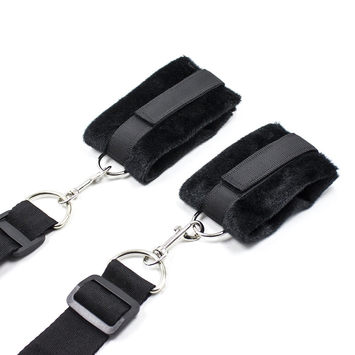 Cinturino di nylon sexy della cinghia di yoga per le coppie del letto, regolabile (nero)