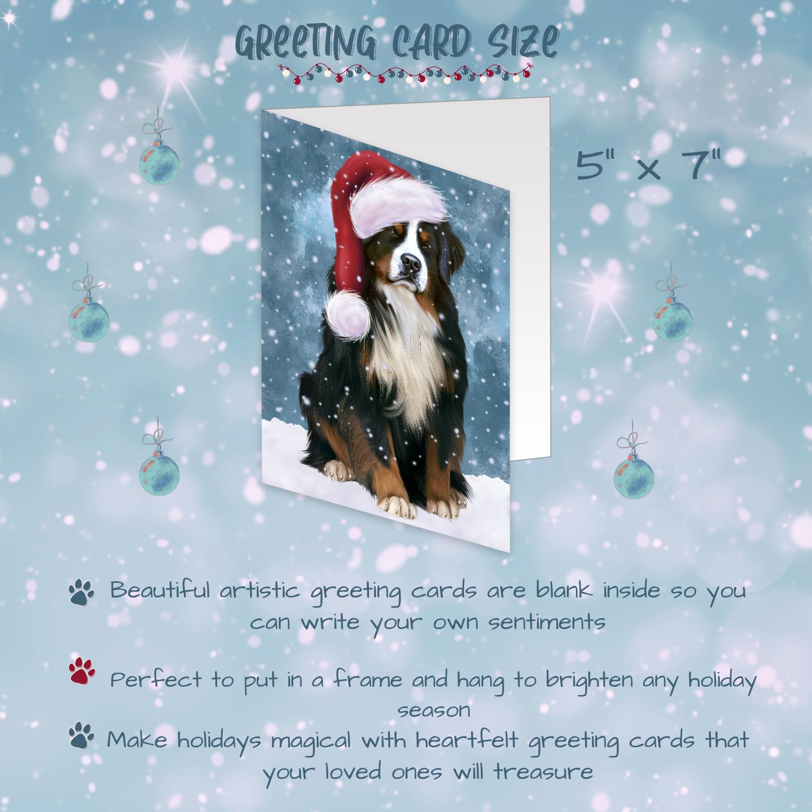 Biglietto Di Natale Con Cane Doberman, GCD71432, Con Busta, 12,7x17,8 Cm, Pet Artwork