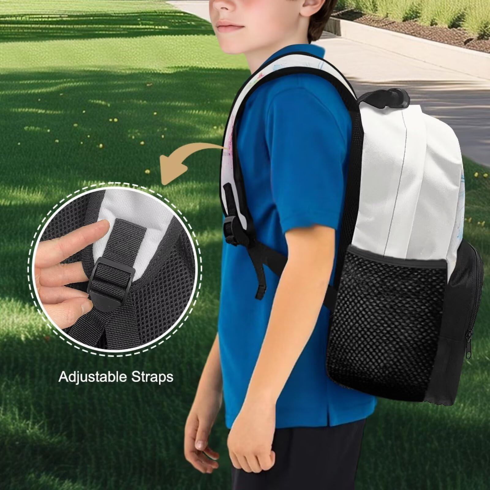 COEQINE Mochila escolar para niñas de 1er grado para adolescentes, mochila escolar de caballo arco iris para niños, bolsa ligera para niñas grandes de 4 a 6 años, regalos de cumpleaños, Caballo
