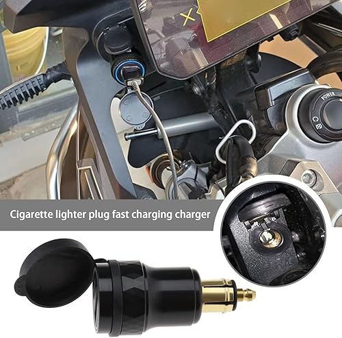Miniatura 2 de Adaptador de cargador USB para motocicleta DIN compatible con BMW motocicleta en estilo europeo compatible con Ducati adaptador USB para motocicleta