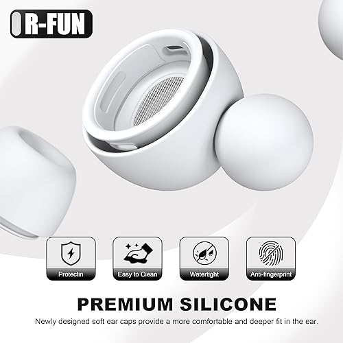 Miniatura 3 de Auriculares AirPods Pro de 2 generación1 generación (8 ranuras de montaje para auriculares con agujeros de cancelación de ruido y malla de polvo