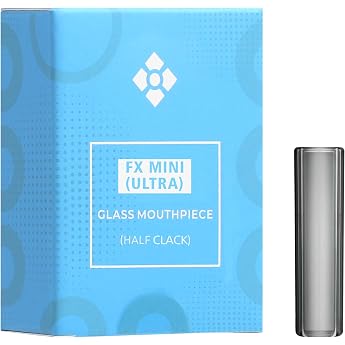 Wolkenkraft FX Mini (Ultra) Vaporiser Glass Mouthpiece Semi-Clear | For the Wolkkraft FX Mini and FX Mini Ultra Vaporizer, Or