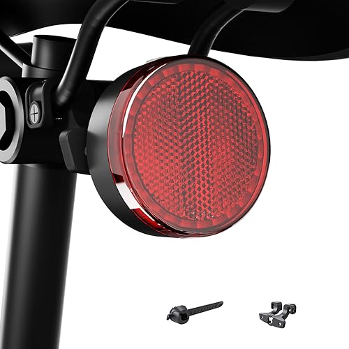 Luz trasera de bicicleta con detección de freno, ultra brillante IPX6 impermeable para bicicleta trasera de bicicleta linterna de seguridad tipo C