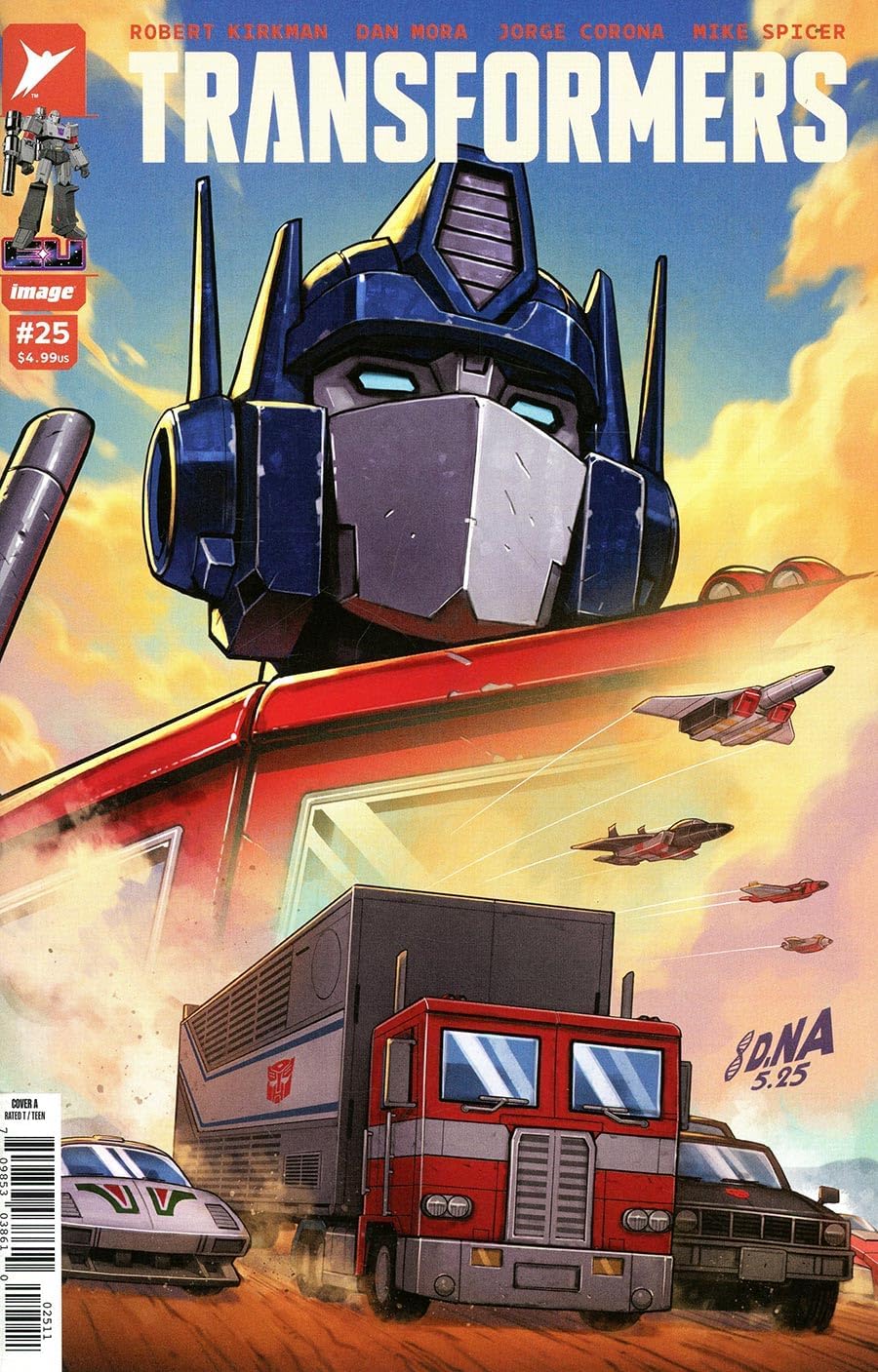 Transformers (Image) #25A VF/NM ; Image comic book | Robert Kirkman 1st Print Skybound EU