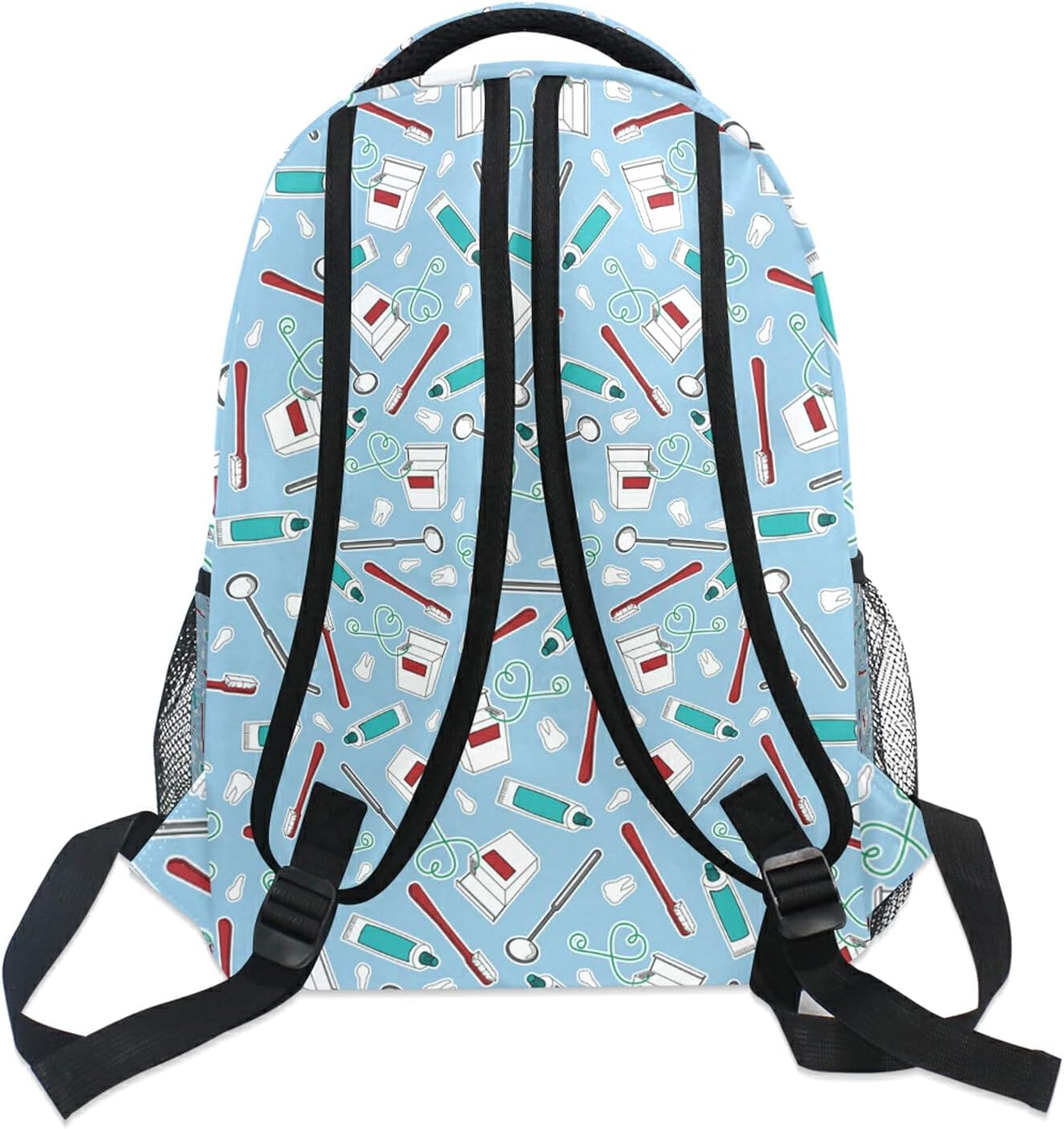 Backpack Travel Cute Dentist Dental Hygienist School Bookbags Shoulder Laptop Daypack College Bag for Womens Mens Boys Girls