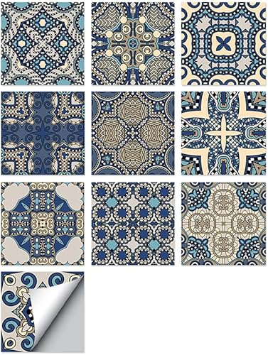 Miniatura 2 de Adhesivo grueso para azulejos de despegar y pegar, pegar en azulejos de pared para cocina, azulejos de pared, papel tapiz para baño, vinilo