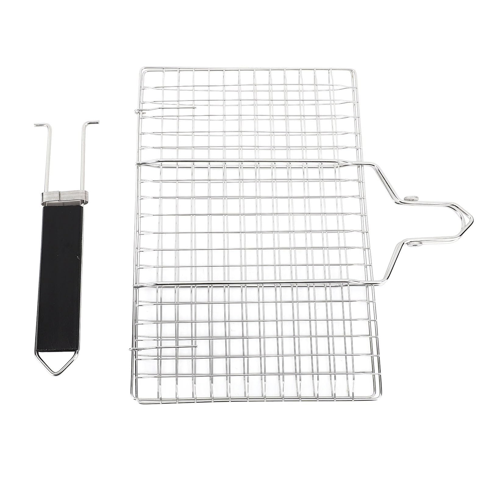 Parrilla De Barbacoa Al Aire Libre Parrilla De Pescado Desmontable Plegable Accesorios De Parrilla Portátiles De Acero Inoxidable 304 Adecuados para Pescado Carne Verduras