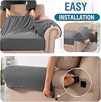 Vista 173 de H.VERSAILTEX Multi-Pieces Sofa Covers Stretch Couch Covers Form Fitted Seats and Back Cushions Covers