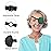 THSIREE Eye Patch, 2PCS 3D Adjustable Eyepatch, Medical Eye Patches for Right or Left Eye, Amblyopia Lazy Eye Patches for Adults and Kids, Green