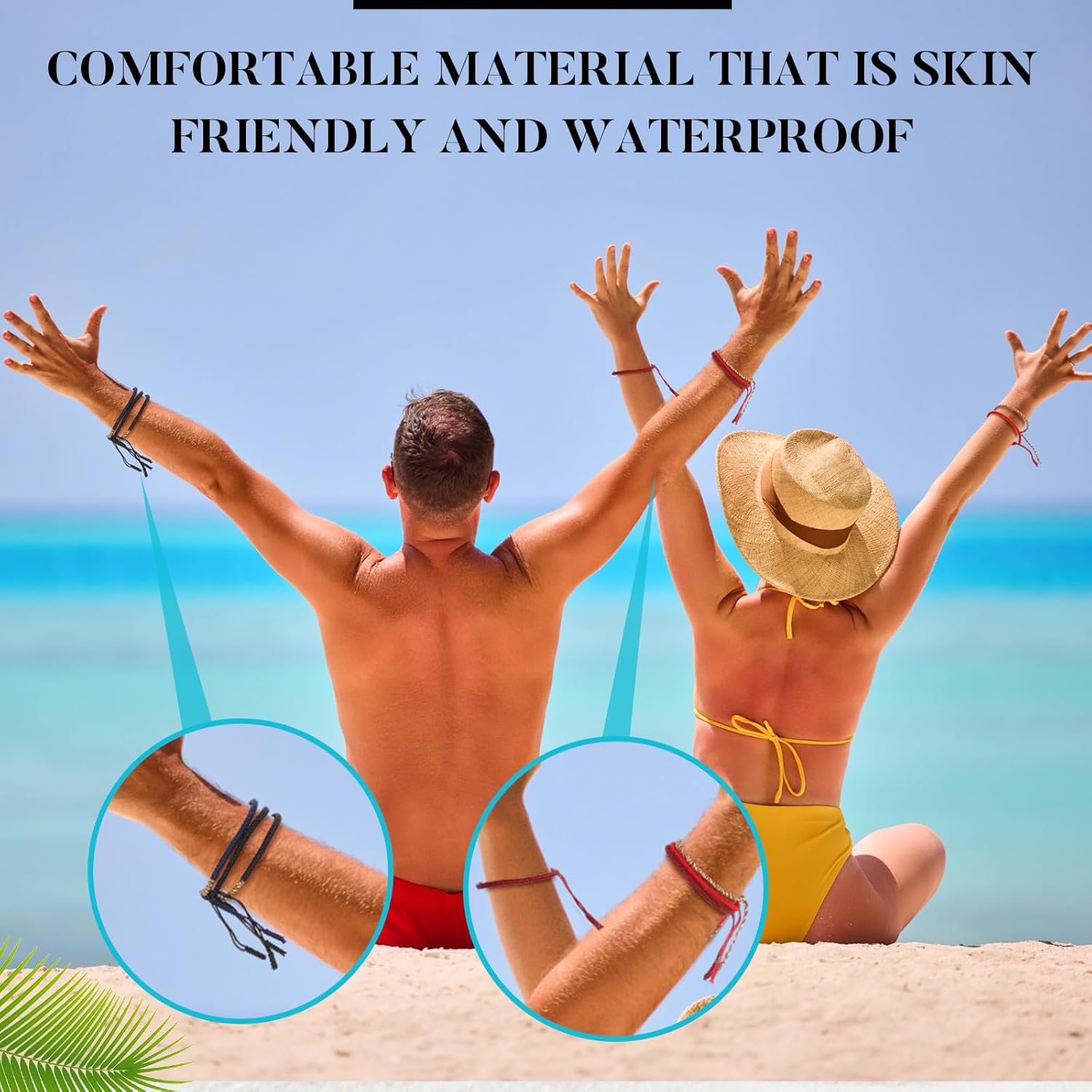 Yinkin 6 Pcs Tibetan Bracelet Buddhism Handmade Knot Rope Bracelet Woven Thread String Bracelet Lucky Multicolor String Thread for Men Women Friendship Couple - Image 5