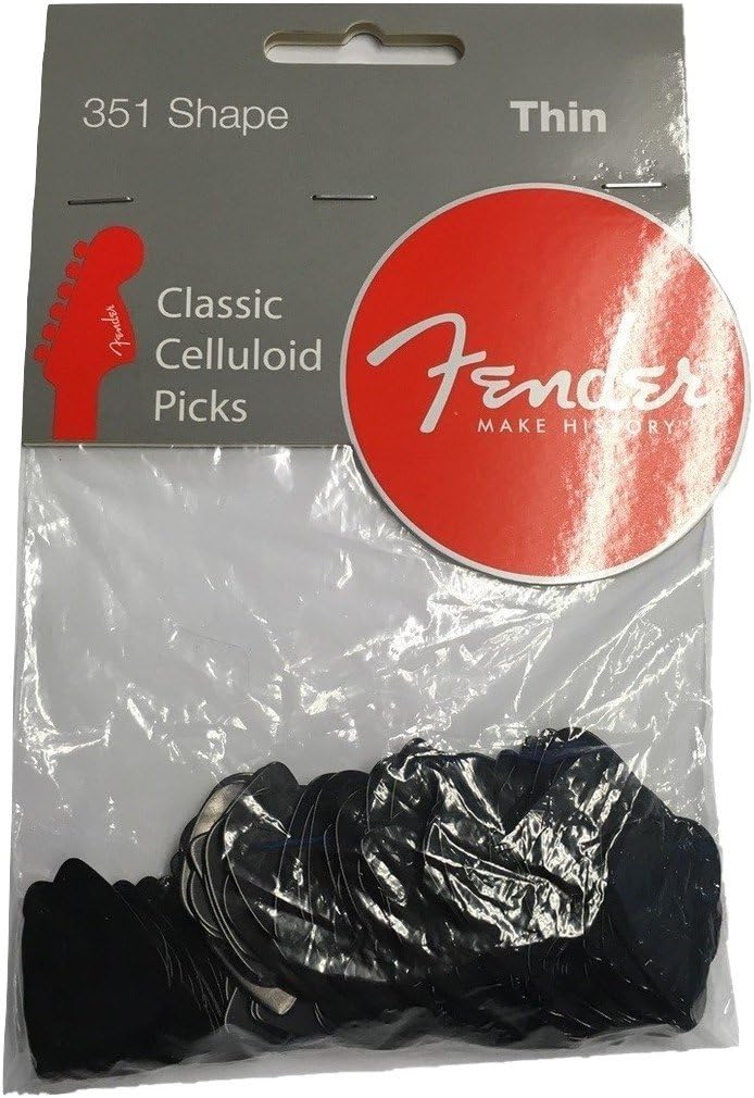 Fender 351 Shape Classic Picks (144 Pack) for electric guitar, acoustic guitar, mandolin, and bass