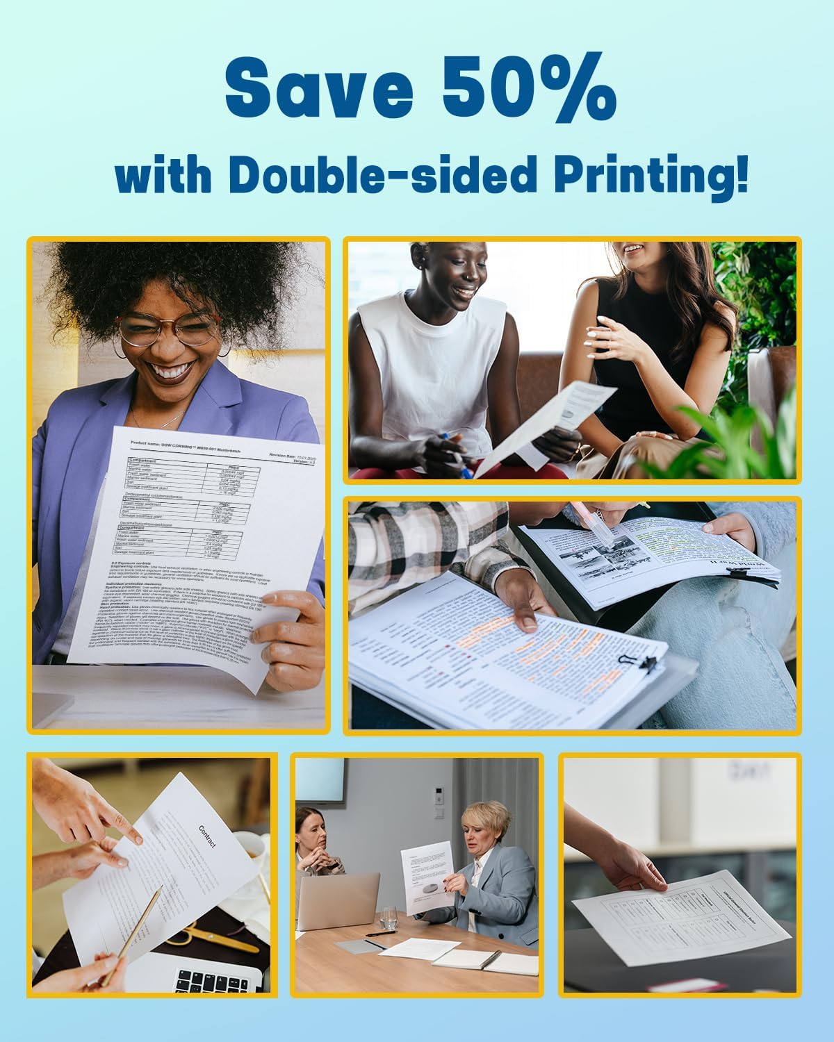 Double-Sided Thermal Paper A4, Duplex Printing, Multipurpose Office Paper 100 Sheets, White Thermal Printer Paper Compatible with Phomemo M832 M08F A4 9 71ty58vWsRL. AC SL1500