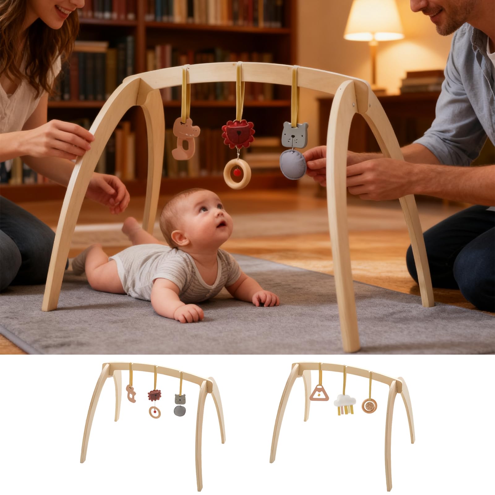 Palestrina attività per neonato Giochi Sensoriali E Didattici Con Sonagli | Tappeto palestra attività per neonato motricità fine Ideale Per Bambine, Shower, Compleanno, Camera Soggiorno, Casa E