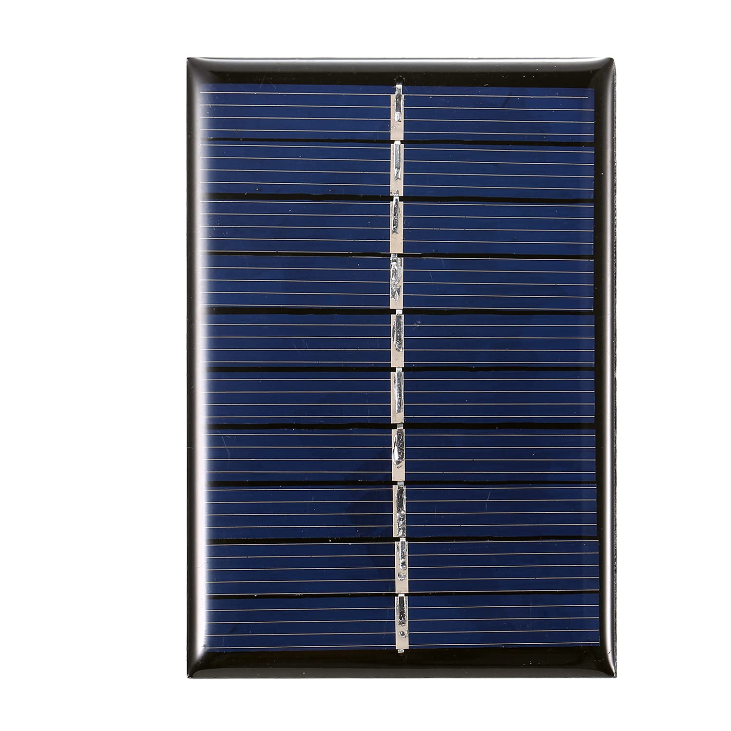 0.5W 5V Mini Pannello Solare Policristallino Silicone Piccola Cella Solare FAI DA TE Impermeabile Campeggio Portatile Potenza Pannello Solare Compatibile per Giocattoli Lampada Luce Ventilatore Pompa