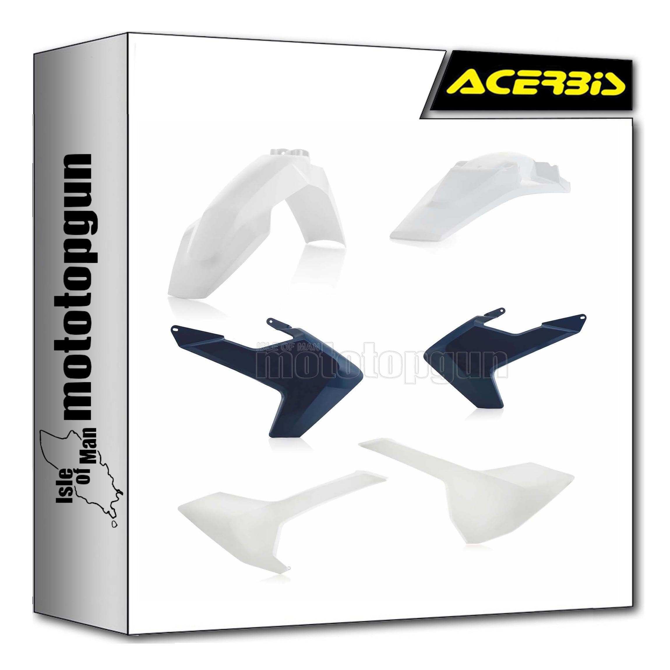 Cache carenage original 18 Husqvarna TX 125 2018 plastique Acerbis