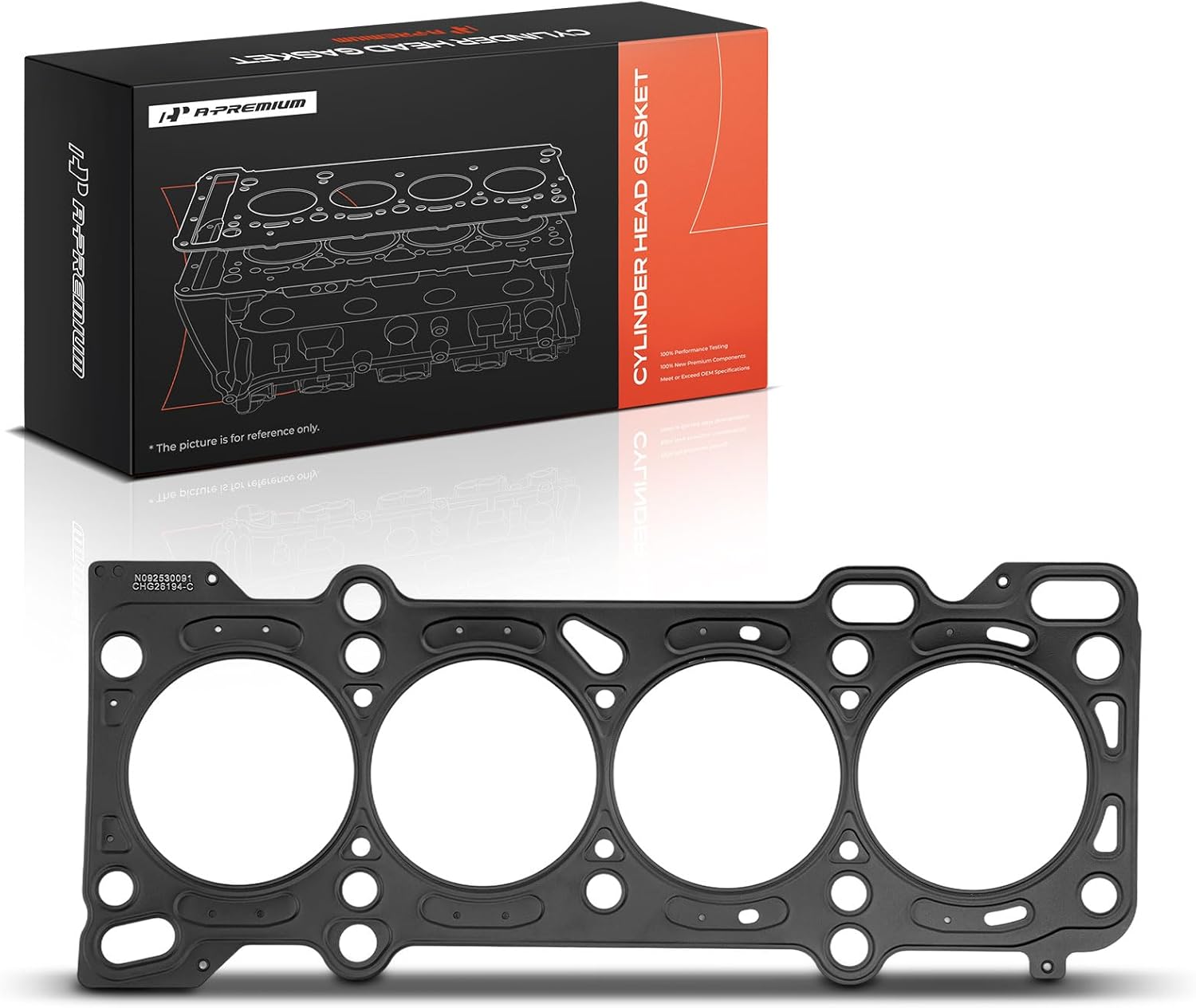 A-Premium L4 2.0L Engine Cylinder Head Gasket Compatible with Mazda 626 2000-2002, Protege 2001-2003, Protege5 2002-2003, Multi-Layer Steel