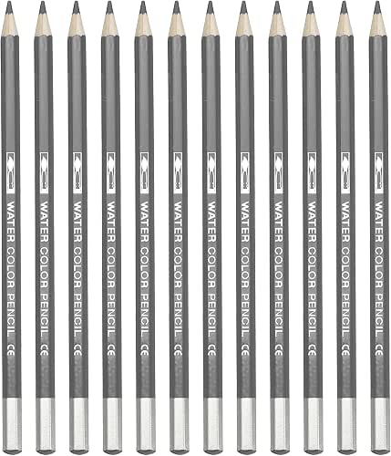 PATIKIL Watercolor Pencil, 12Pcs Water Soluble Pencils for Blending, Coloring,