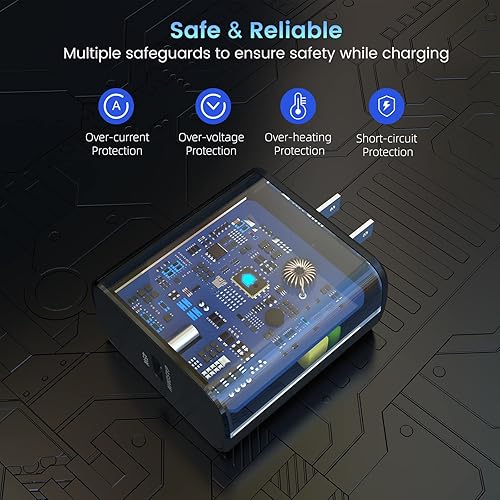 Miniatura 6 de Cargador súper rápido de 45 W tipo C, paquete de 2 Cargador USB-C de 45 vatios PDPPS Bloque de carga de pared para Samsung Galaxy S23 UltraS23+S22