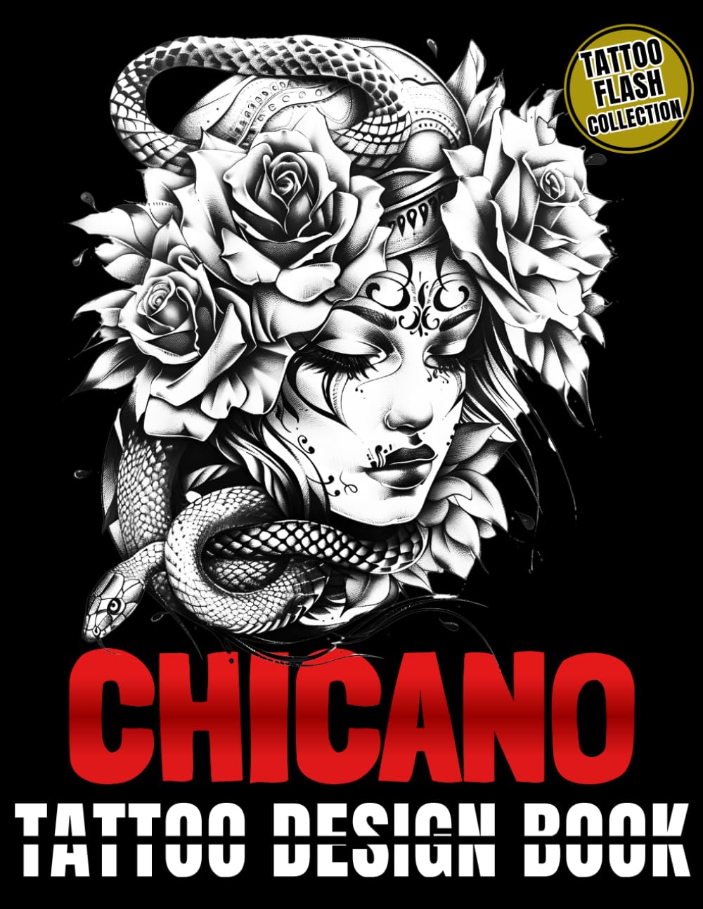 Tattoo Design Book: 400 Chicano Tattoos for Adults, Professionals, Amateurs & Style Lovers
