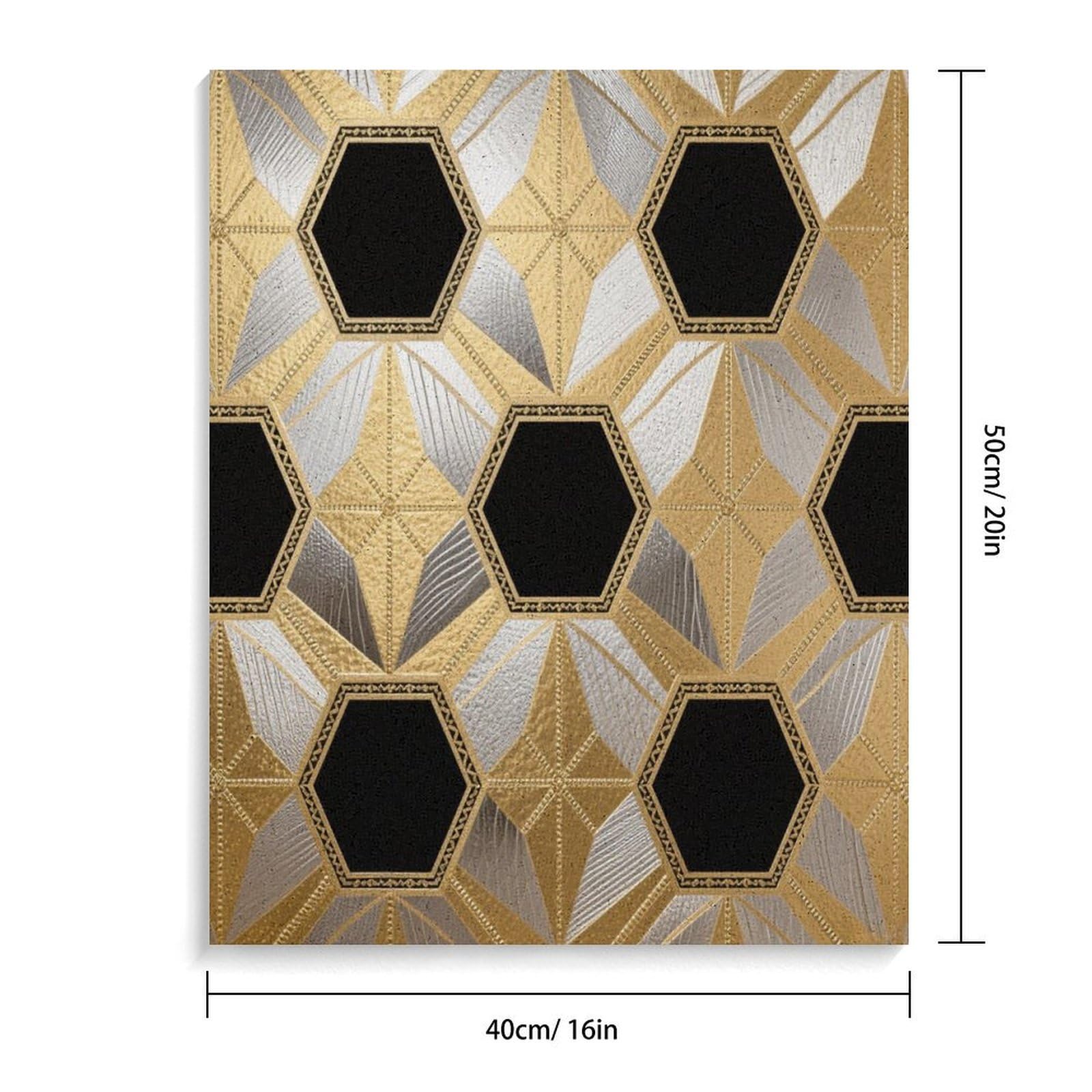 KOAYUBFC Geometrie Malen nach Zahlen Kit für Erwachsene Anfänger Erwachsene Malen nach Zahlen Kits auf Leinwand DIY Acryl Ölfarben Malerei mit Pinseln für Geschenk Home Wall Decor