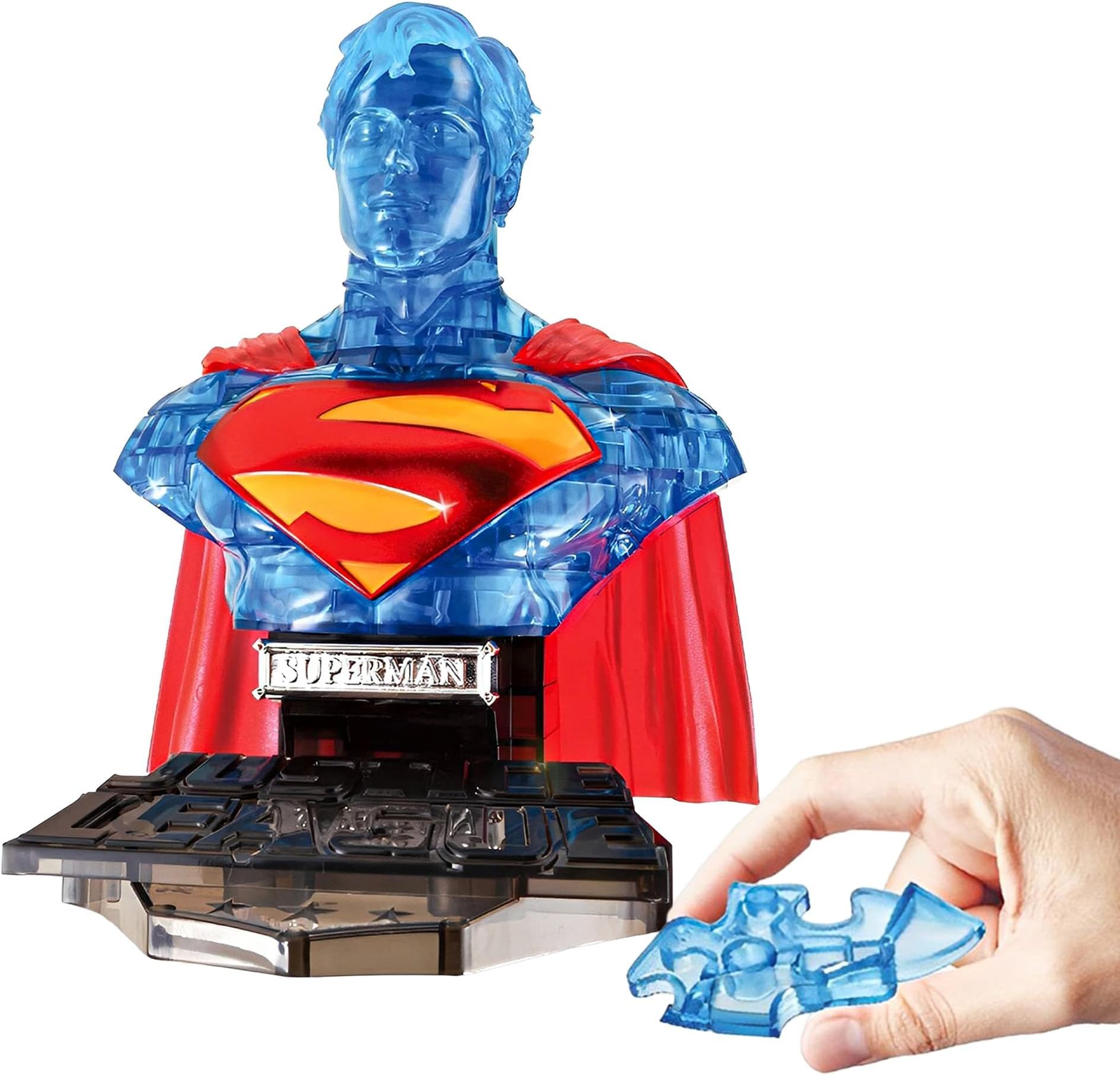 Eaglemoss DC Superman 72 Piece 3D Jigsaw Puzzle | Crystal Color