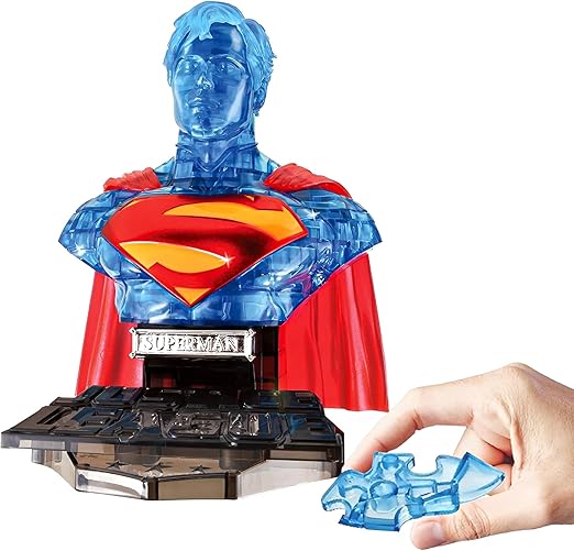 Eaglemoss DC Superman 72 Piece 3D Jigsaw Puzzle | Crystal Color