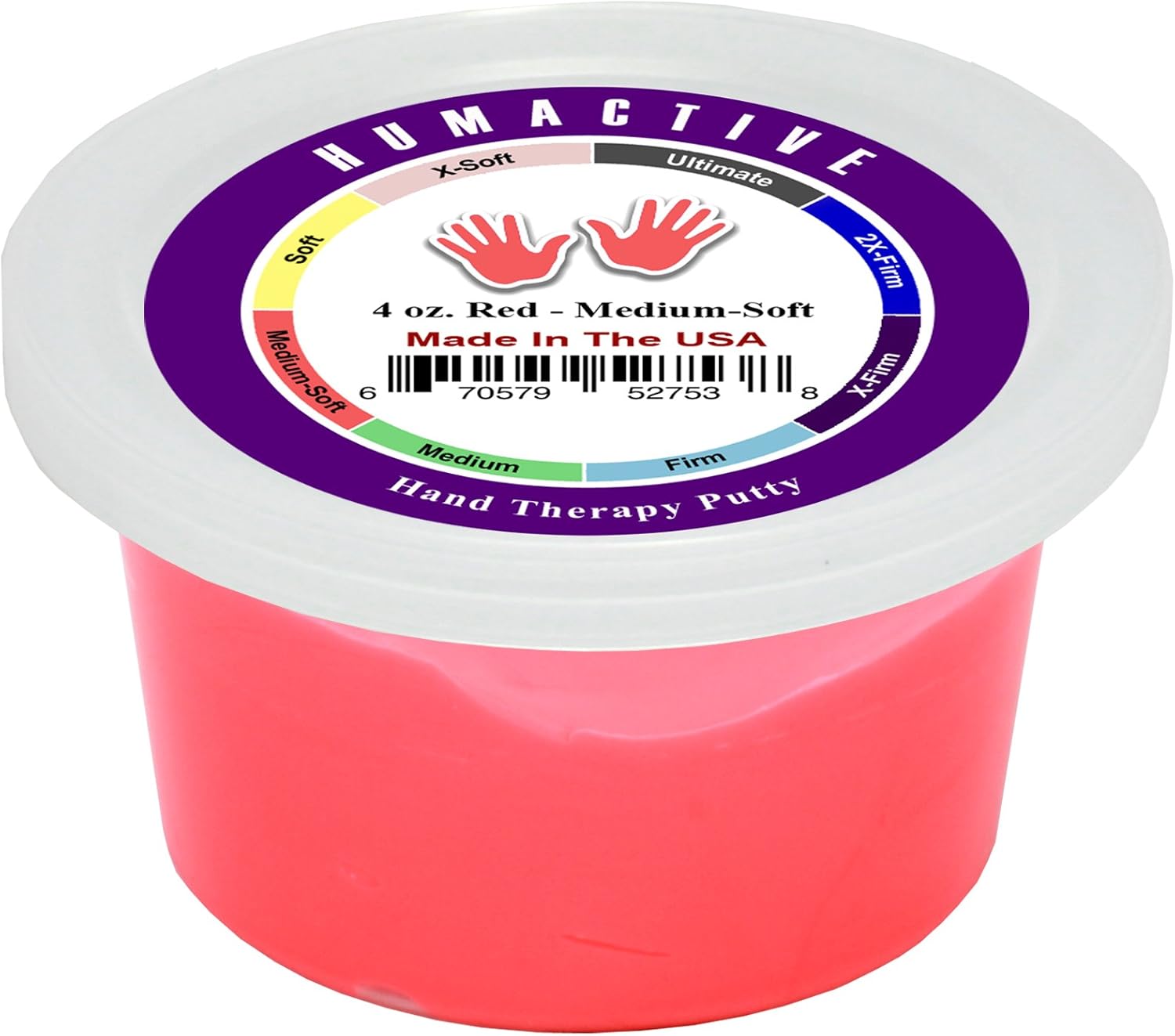 Hand Therapy Putty - Physcial, Occupational Therapy, and Strength Training - 4 oz, Medium-Soft : Health & Household
