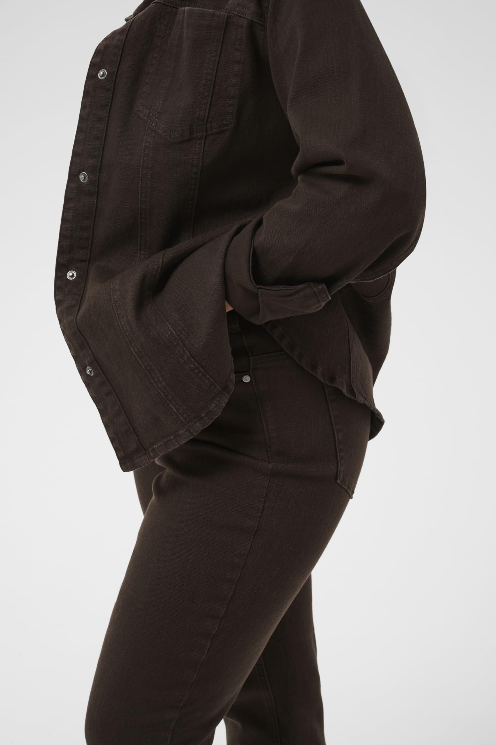 KAFFE CURVE Damen Jeans KCbree Hohe Taille